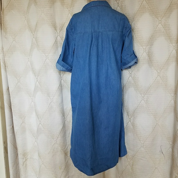 Allforcolor Everyday Denim Tunic Dress - Picture 6 of 8